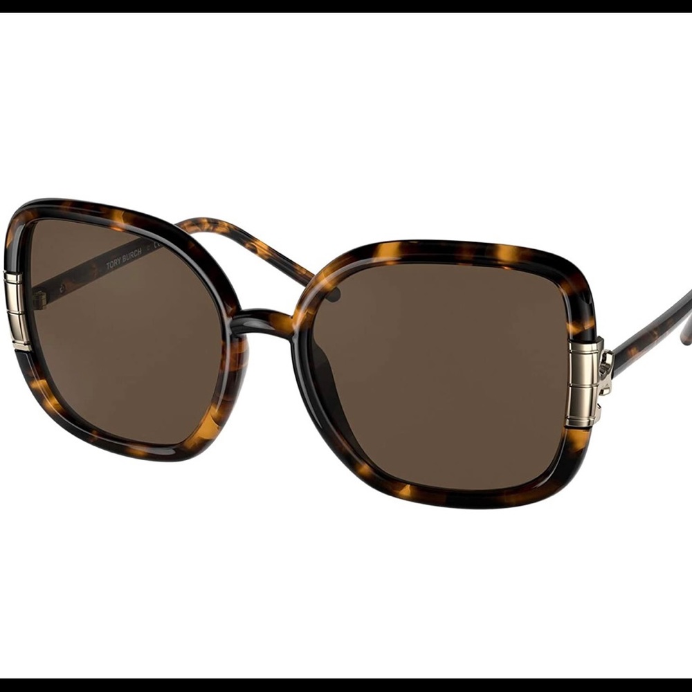 Tory Burch tortoise shell brown sunglasses *authentic. Case included